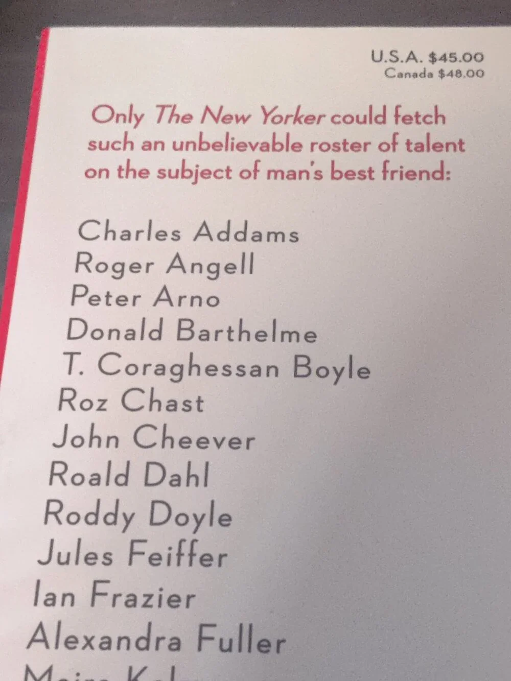 New Yorker book photographs